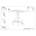 Lampa sufitowa LEMMI 3 biały GU10 3x40 IP20 SL.1125 SOLLUX