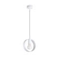 Lampa wisząca TITRAN 1 biała E27 1x60 IP20 SL.1137 SOLLUX