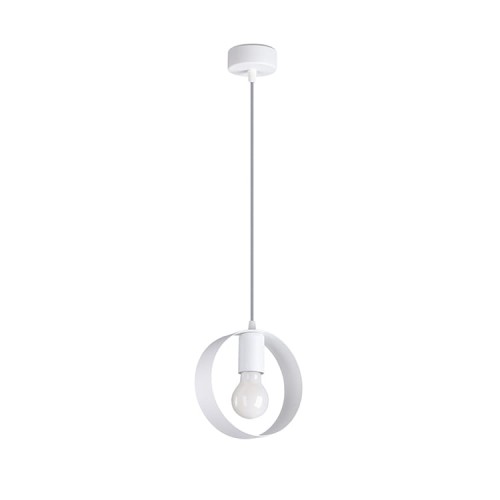 Lampa wisząca TITRAN 1 biała E27 1x60 IP20 SL.1137 SOLLUX