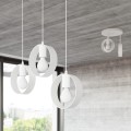 Lampa wisząca TITRAN 1 biała E27 1x60 IP20 SL.1137 SOLLUX