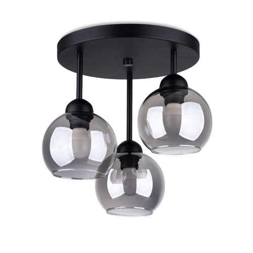 Żyrandol ALINO 3 czarny E27 3x60 IP20 SL.1140 SOLLUX