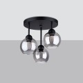 Żyrandol ALINO 3 czarny E27 3x60 IP20 SL.1140 SOLLUX