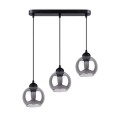 Lampa wisząca ALINO 3 czarna E27 3x60 IP20 SL.1142 SOLLUX