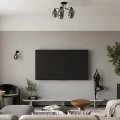 Żyrandol FILLAN 3 czarny E27 3x60 IP20 SL.1144 SOLLUX