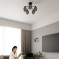 Żyrandol FILLAN 3 czarny E27 3x60 IP20 SL.1144 SOLLUX