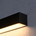 Kinkiet PINNE 200 czarny 3000K LED 1x50 IP20 TH.235 SOLLUX