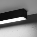Plafon PINNE 200 czarny 4000K LED 1x50 IP20 TH.244 THORO