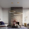 Żyrandol RIO 55 złoty LED 4000K LED 1x30 IP20 TH.217 THORO