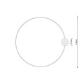 Plafon RIO 110 złoty LED 3000K LED 1x70 IP20 TH.226 THORO