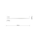 Plafon RIO 110 złoty LED 4000K LED 1x70 IP20 TH.227 THORO