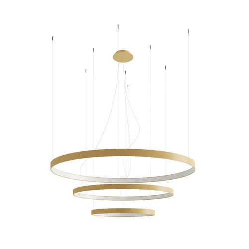 Żyrandol RIO 3 55/78/110 złoty LED 3000K LED 1x150 IP20 TH.173 THORO