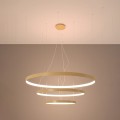 Żyrandol RIO 3 55/78/110 złoty LED 3000K LED 1x150 IP20 TH.173 THORO