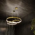 Plafon RIO 78 złoty połysk LED 3000K LED 1x50 IP20 TH.252 SOLLUX