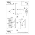 Kinkiet LAPPO biały E14 IP20 SL.1092 SOLLUX