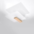 Plafon LAPPO naturlane drewno E27 IP20 SL.1095 SOLLUX