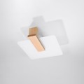 Plafon LAPPO naturlane drewno E27 IP20 SL.1095 SOLLUX