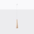 Lampa wisząca SULA 1 naturalne drewno GU10 IP20 SL.1100 SOLLUX