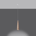 Lampa wisząca SULA 1 naturalne drewno GU10 IP20 SL.1100 SOLLUX