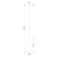 Lampa wisząca SULA 1 naturalne drewno GU10 IP20 SL.1100 SOLLUX