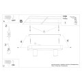 Plafon TAVO 2 szary E27 2x15W IP20 SL.1157 SOLLUX