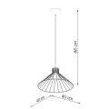 Lampa wisząca EDA E27 1x15W IP20 SL.1186 SOLLUX