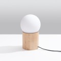 Lampka biurkowa BOOMO naturalne drewno G9 1x8W IP20 SL.1193 SOLLUX