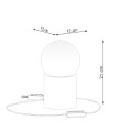 Lampka biurkowa BOOMO naturalne drewno G9 1x8W IP20 SL.1193 SOLLUX