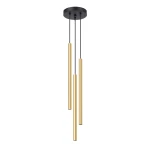 Lampa Wisząca PASTELO 3P złoty połysk G9 3x8W IP20 SL.1197 SOLLUX